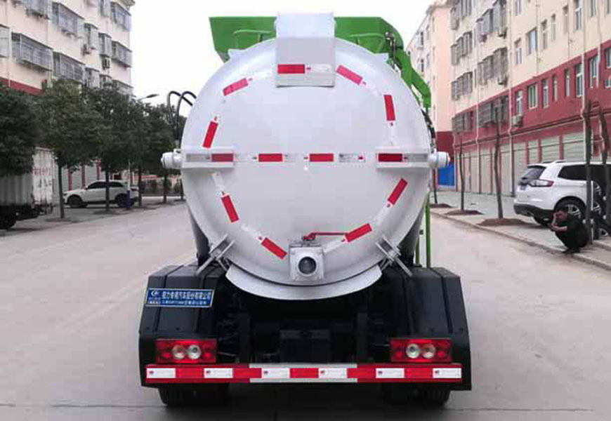 福田歐馬可餐廚垃圾車(圓罐)