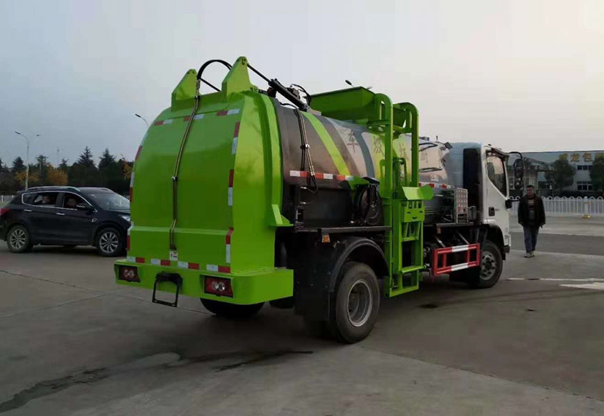 福田歐馬可餐廚垃圾車(方罐)