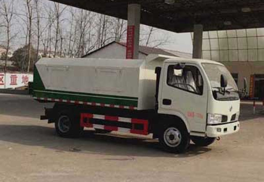 國五東風5方廂式垃圾車