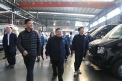 江鈴汽車(chē)集團(tuán)高管團(tuán)隊(duì)蒞臨程力汽車(chē)集團(tuán)指導(dǎo)